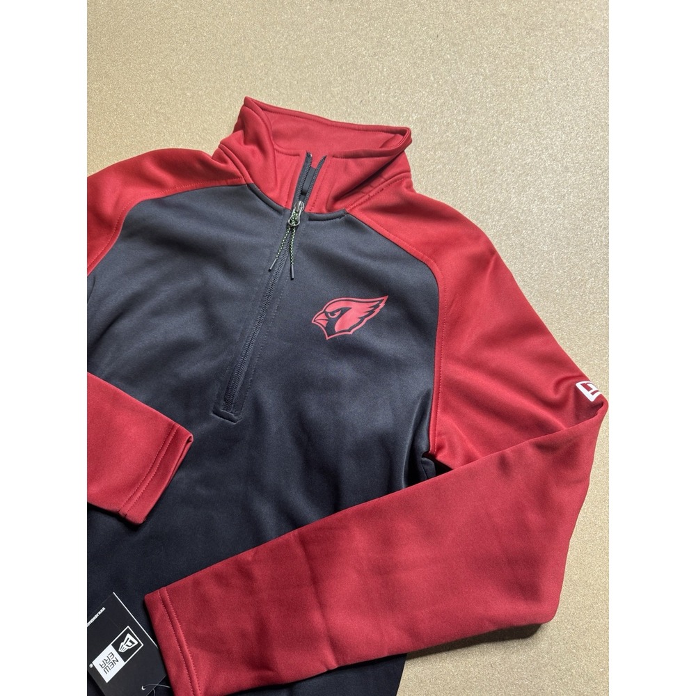 Louisville Cardinals Football team issued red/black NWT pullover S